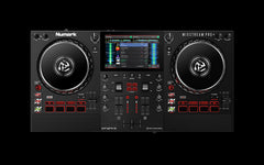 Numark Mixstream Pro + Controller mit SoundSwitch DMX-Schnittstelle und HF125 DJ-Kopfhörer