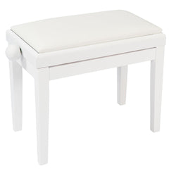 Kinsman Adjustable Piano Bench - Satin White