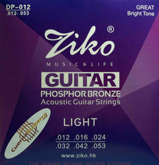 ZIKO DP-012 Acoustic Guitar Strings Hexagon Alloy Wire Phosphor O5Z5