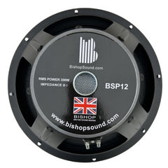 BishopSound 12" Pressed Steel Driver 300W RMS 8Ω