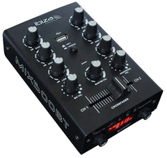 Ibiza MIX500BT 2ch DJ Mixer USB Bluetooth