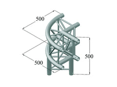 Alutruss Quadlock 6082C-30R 3-Way Corner 90?