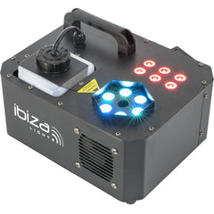 Ibiza Light SPRAY-COLOR-1000 Machine à brouillard 1000W RGB LED effet CO2 vertical