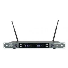 ZZIP TXZZ420 Channel 38 Twin UHF Wireless Mic System Complete with 2 Handheld Mics 606 - 630 mhz