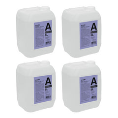 4x Eurolite Smoke Fluid Dense Fog Liquid 5L