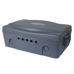 Masterplug Weatherproof Electric Box Dark Grey IP54 Outdoor Garden Power