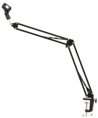 Citronic 180.001 Bras de perche de micro pivotant pour petit studio avec support de serrage de bureau