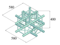 Alutruss Decolock Dq4-Pat51 5-Wege-Ecke