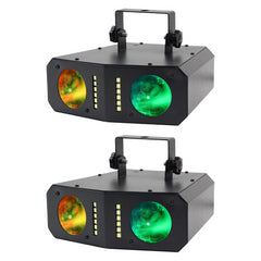 2x Equinox Boogie LED Effect Lights