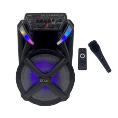 Roar RS-02 MKII Portable Battery Bluetooth PA System Speaker inc Wireless Mic Karaoke 500W *B-Stock