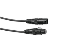 Eurolite Dmx Câble XLR 5Pin 3M Noir