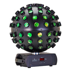 Soundsation LED Mirrorball Revolving Light Effect 5 x 18W RGBWA+UV HEX