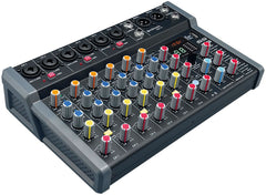 Citronic CMA-10 Compact Mixer with DSP, USB Play/Record/PC and Bluetooth 6 Mono + 2 Stereo