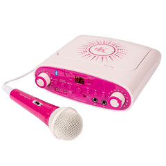 Easy Karaoke Ekg88 Bluetooth Karaoke Machine - White