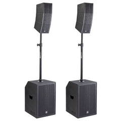 2x Audiophony MOJO2200curve 1600W Curve Array PA-Lautsprechersystem