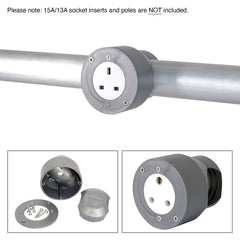 Robolights Grey Smart Socket Set for 13A/15A (SSS/15A/G)