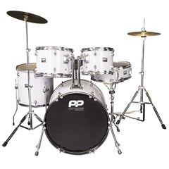 Pp 5pc Fusion Drum Kit- White