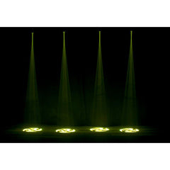 4x Eliminator Stinger Spot Moving Head 30W DJ Lighting Bundle