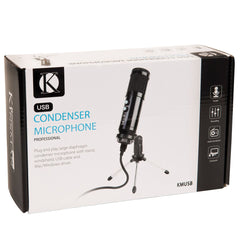 Kinsman Plug And Play Usb Microphone With Usb Port