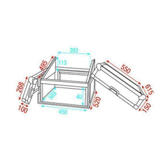 Boîtier combiné DAP 4+10U