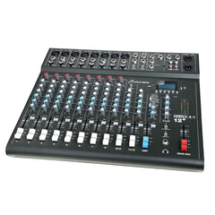 Studiomaster Club XS 12 + Table de mixage compacte Bluetooth USB Console de mixage Studio Karaoké