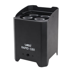 LEDJ Rapid QB1 Hex IP LED Uplighter IP54 Battery Wireless LED Outdoor Lighting