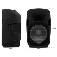 Audibax Party 12 Lautsprecher Bluetooth 500 W 12 Zoll inkl. Ständer und Mikrofon