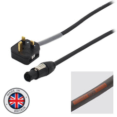 LEDJ 1m 13A Plug to Neutrik PowerCON TRUE1 Cable