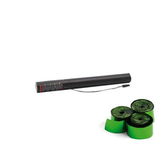 The Confetti Maker Electric Streamer Cannon 50cm Green Metallic