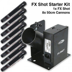 Showtec - FX Shot Starter Kit with confetti cannons