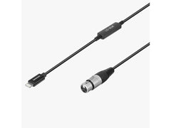 Saramonic LC-XLR XLR Femaie Connector to Apple Certified Lightning Audio Interface