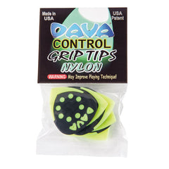 Dava Grip Tips- Green Nylon- Hang Bag Of 6