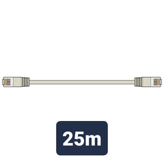 AV:Link Cat5e Patchkabel UTP RJ45-Stecker auf RJ45-Stecker 25,0 m