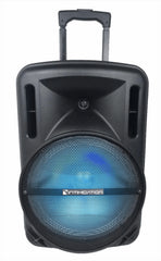 Intimidation RICOCHET-15 15" Active Speaker, Portable Bluetooth PA Includes Microphone