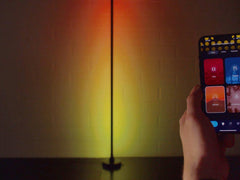 Eurolite Smart WiFi floor lamp RGB+CCT, controlled via app, Alexa & Google Home