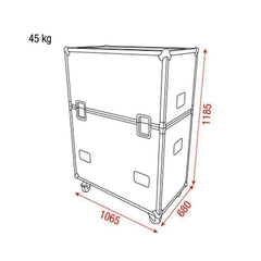 DAP Case for 6x Spider Stage 1x1m Premium Line