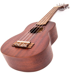 Laka Sapele Series Soprano Ukulele & Bag - Chocolate