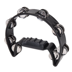 P.p. 1/2 Moon Tambourine- Black