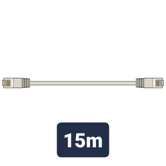 AV:Link Cat5e Patchkabel UTP RJ45-Stecker auf RJ45-Stecker 15,0 m