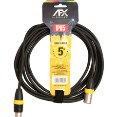 AFX DMX-IP-XLRMF-5 Hochwertiges DMX-Kabel IP65 – 5 m