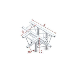 Milos T-Cross + bas 4 voies Pro-30 Triangle G Truss