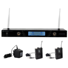 Trantec S2.4 Dual Receiver Dual Beltpack System 2.4GHz ISM Band, 16 Preset Channels