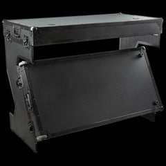 Showgear Portable Z-Style Table DJ Booth Counter Workstation Hybrid Flightcase