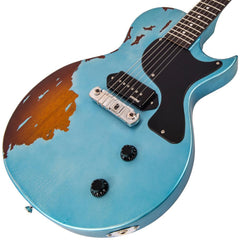 Vintage V120 Icon - Distressed Gun Hill Blue On Sunburst