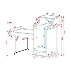 Valise DJ mobile DAP 'Compacte'