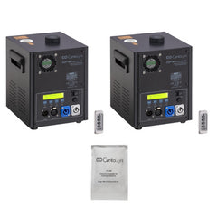 2x Centolight Zephiro 600 Spark Cold Spark Machine Sparkular + Powder