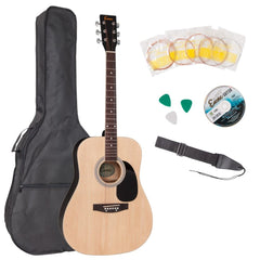 Encore Acoustic Guitar Outfit - Natural