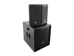 Omnitronic MAXX-1206DSP 2.1 Aktivsystem, 12" Subwoofer mit 6,5" Tops