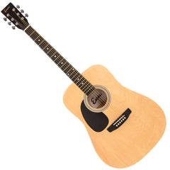 Encore Left Handed Acoustic Guitar Outfit - Natural