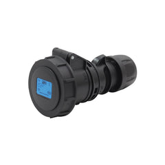 PCE 16A 230V IP67 2P+E Black Socket (2132-6X)